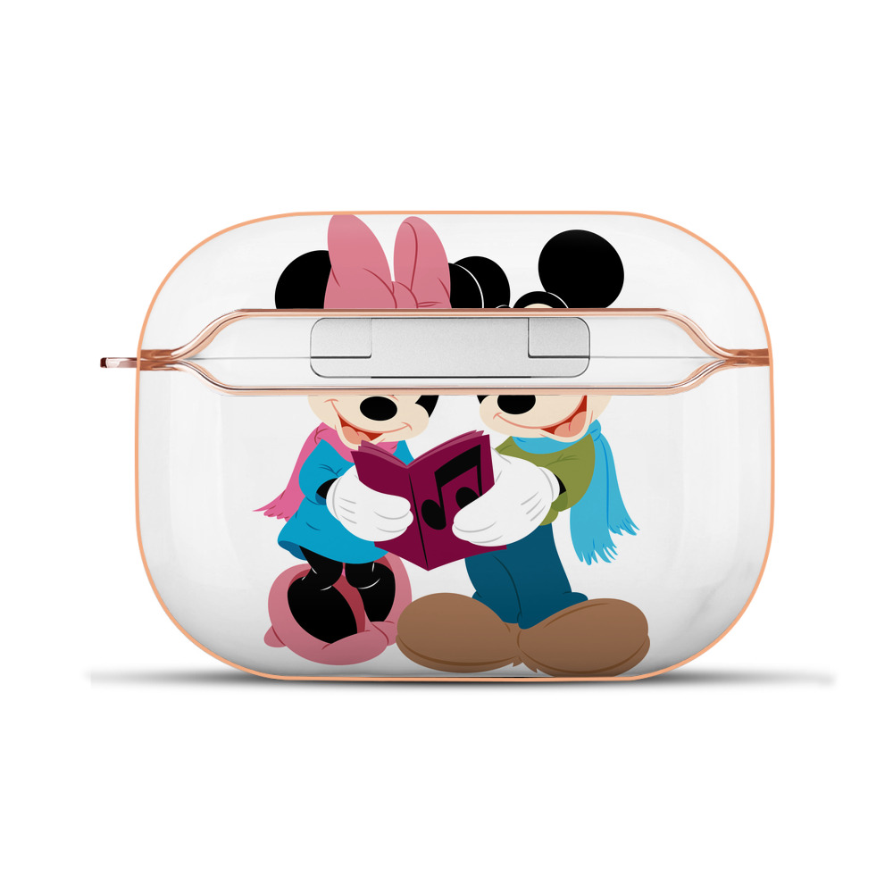 （画像用） ミッキーマウス Mickey Mouse 【AirPods Pro用】ハードシェル保護ケース｜耐衝撃・防指紋・カラビナ付き商品仕様