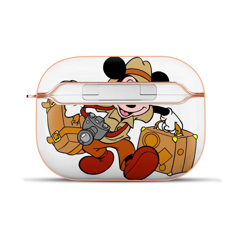 （画像用） ミッキーマウス Mickey Mouse 【AirPods Pro用】ハードシェル保護ケース｜耐衝撃・防指紋・カラビナ付き商品仕様