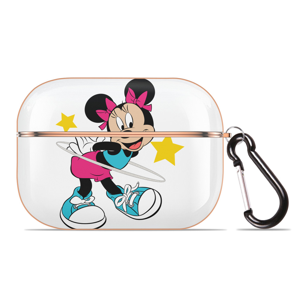 （画像用） ミッキーマウス Mickey Mouse 【AirPods Pro用】ハードシェル保護ケース｜耐衝撃・防指紋・カラビナ付き商品仕様