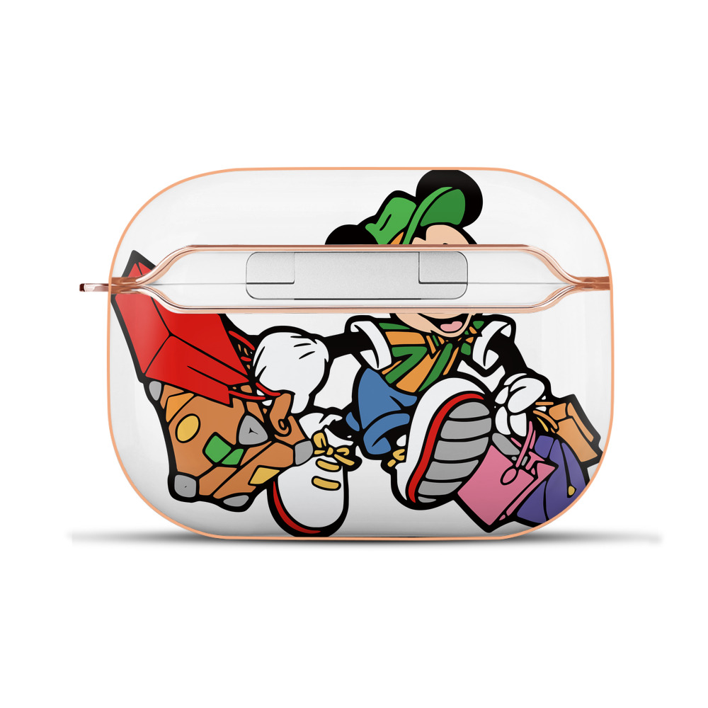（画像用） ミッキーマウス Mickey Mouse 【AirPods Pro用】ハードシェル保護ケース｜耐衝撃・防指紋・カラビナ付き商品仕様