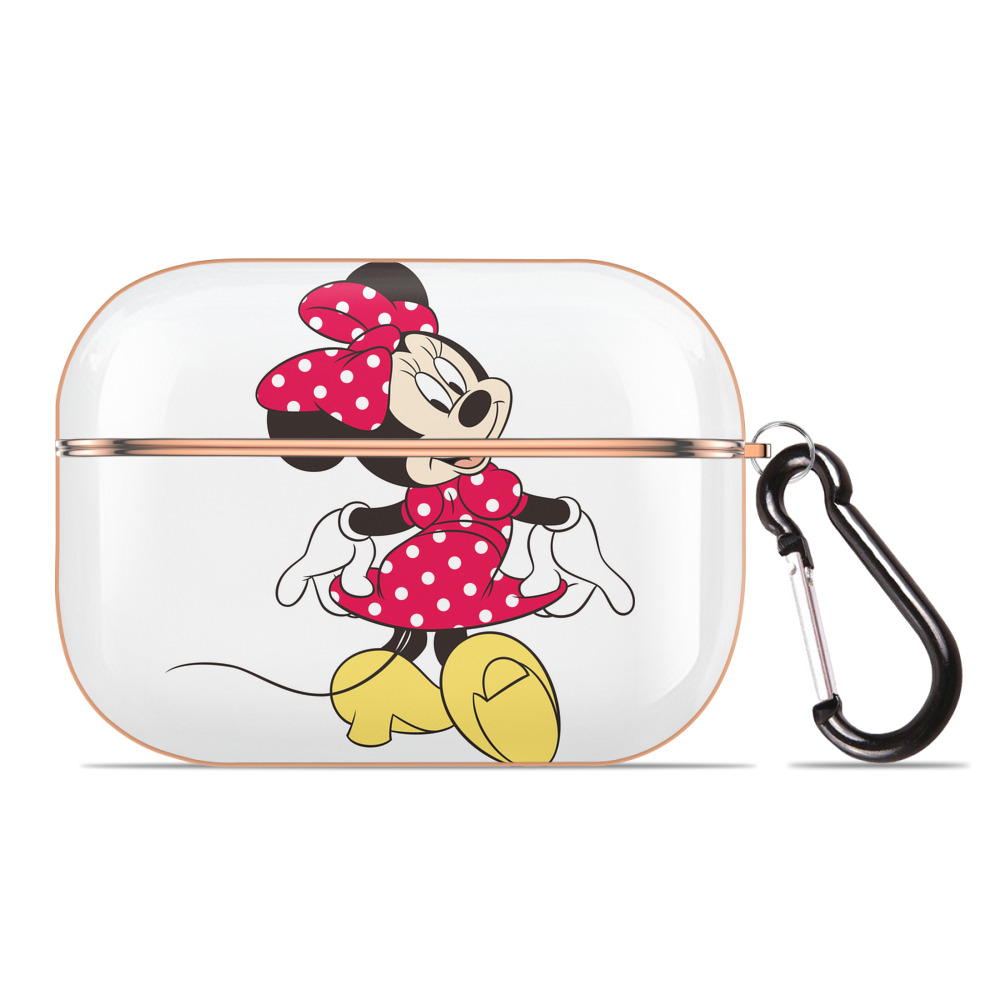 （画像用） ミッキーマウス Mickey Mouse 【AirPods Pro用】ハードシェル保護ケース｜耐衝撃・防指紋・カラビナ付き商品仕様