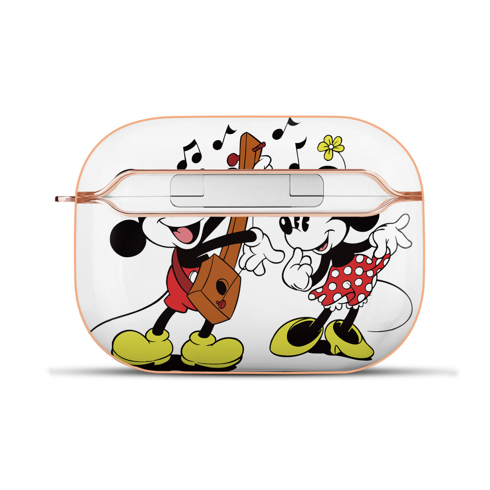 （画像用） ミッキーマウス Mickey Mouse 【AirPods Pro用】ハードシェル保護ケース｜耐衝撃・防指紋・カラビナ付き商品仕様
