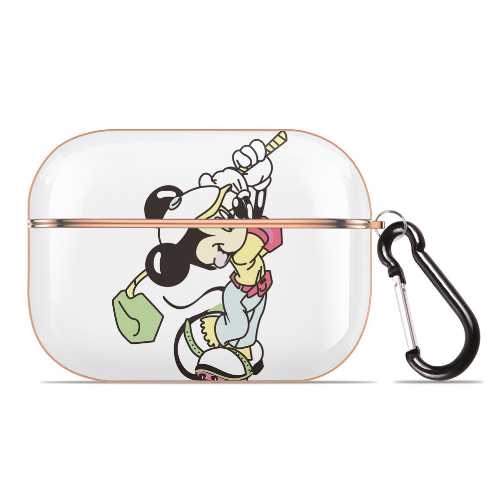 （画像用） ミッキーマウス Mickey Mouse 【AirPods Pro用】ハードシェル保護ケース｜耐衝撃・防指紋・カラビナ付き商品仕様