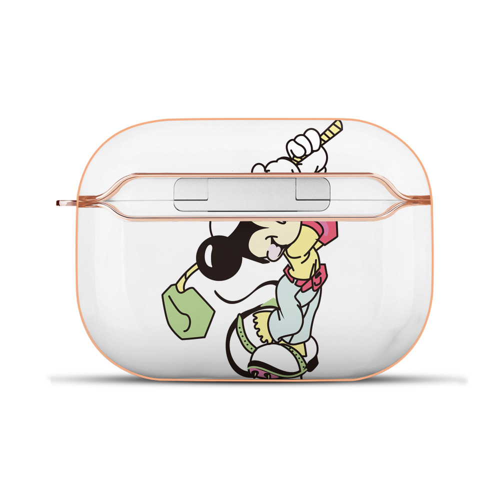 （画像用） ミッキーマウス Mickey Mouse 【AirPods Pro用】ハードシェル保護ケース｜耐衝撃・防指紋・カラビナ付き商品仕様