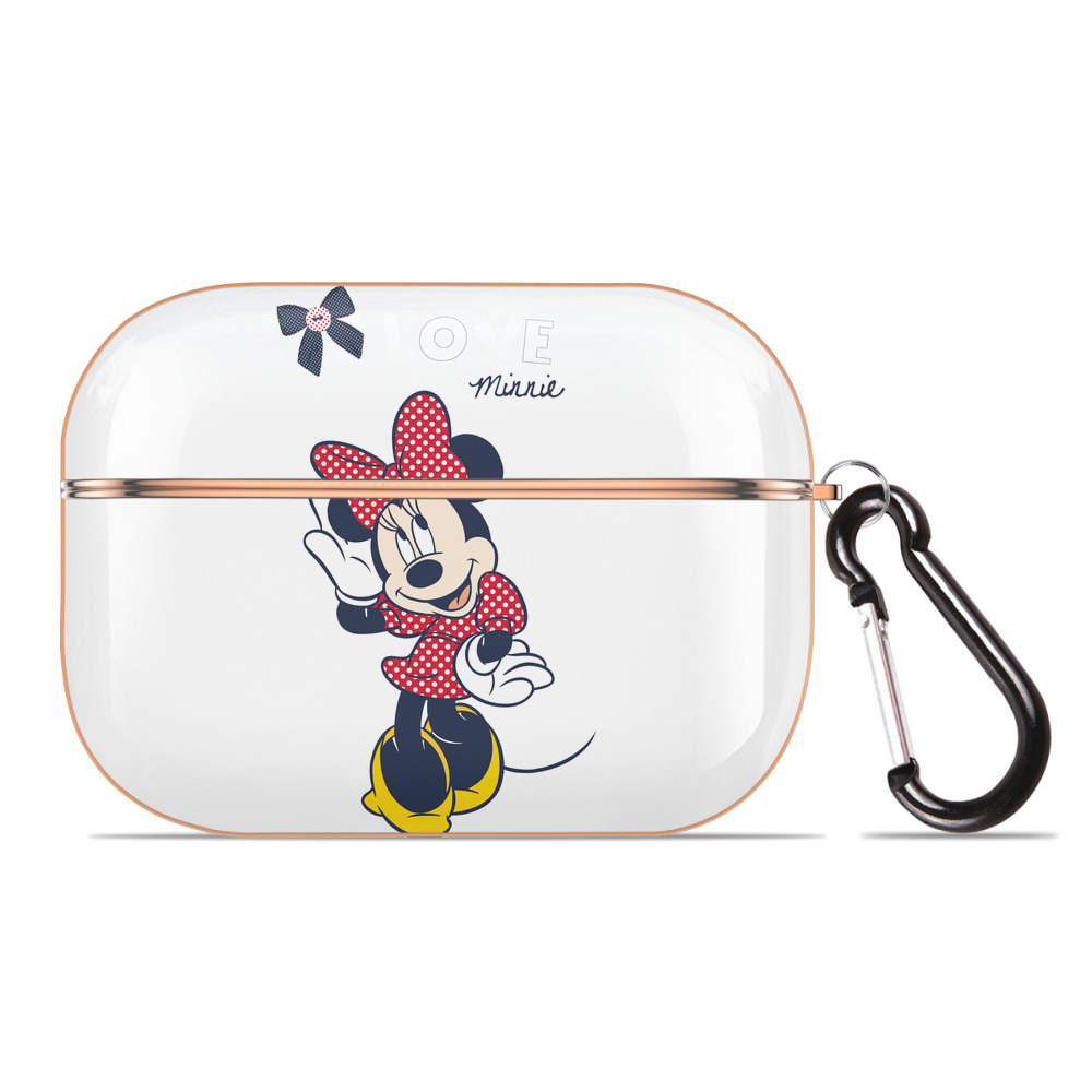 （画像用） ミッキーマウス Mickey Mouse 【AirPods Pro用】ハードシェル保護ケース｜耐衝撃・防指紋・カラビナ付き商品仕様