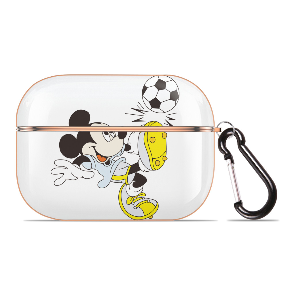 （画像用） ミッキーマウス Mickey Mouse 【AirPods Pro用】ハードシェル保護ケース｜耐衝撃・防指紋・カラビナ付き商品仕様