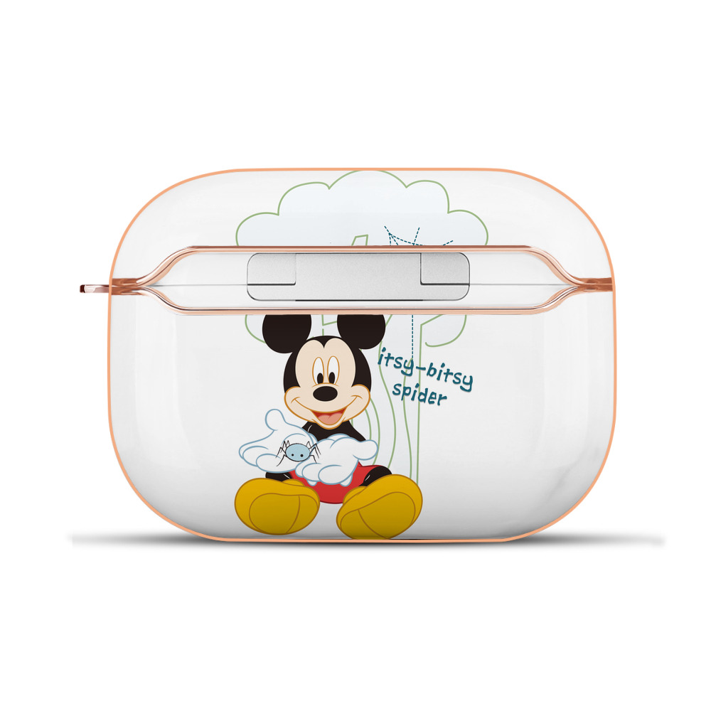 （画像用） ミッキーマウス Mickey Mouse 【AirPods Pro用】ハードシェル保護ケース｜耐衝撃・防指紋・カラビナ付き商品仕様