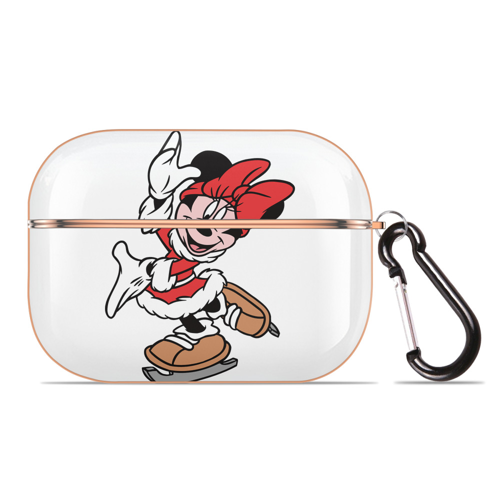 （画像用） ミッキーマウス Mickey Mouse 【AirPods Pro用】ハードシェル保護ケース｜耐衝撃・防指紋・カラビナ付き商品仕様