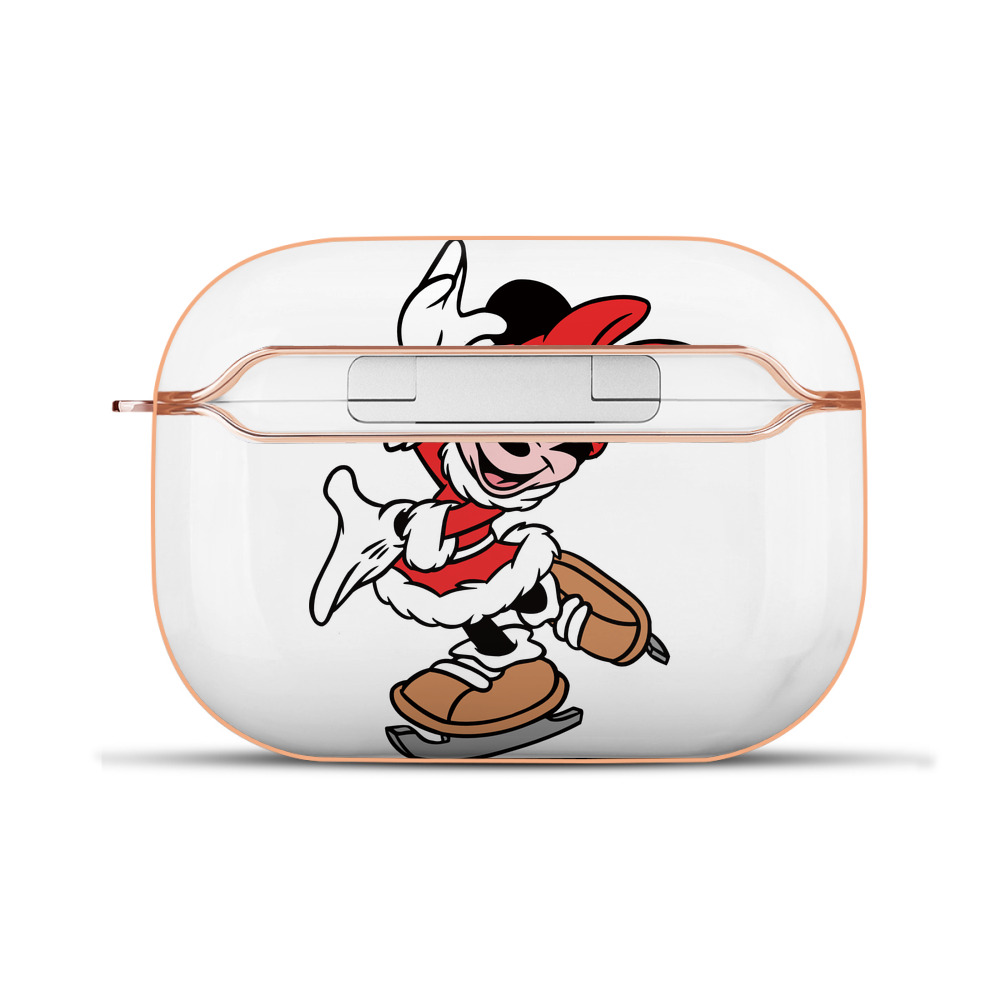 （画像用） ミッキーマウス Mickey Mouse 【AirPods Pro用】ハードシェル保護ケース｜耐衝撃・防指紋・カラビナ付き商品仕様