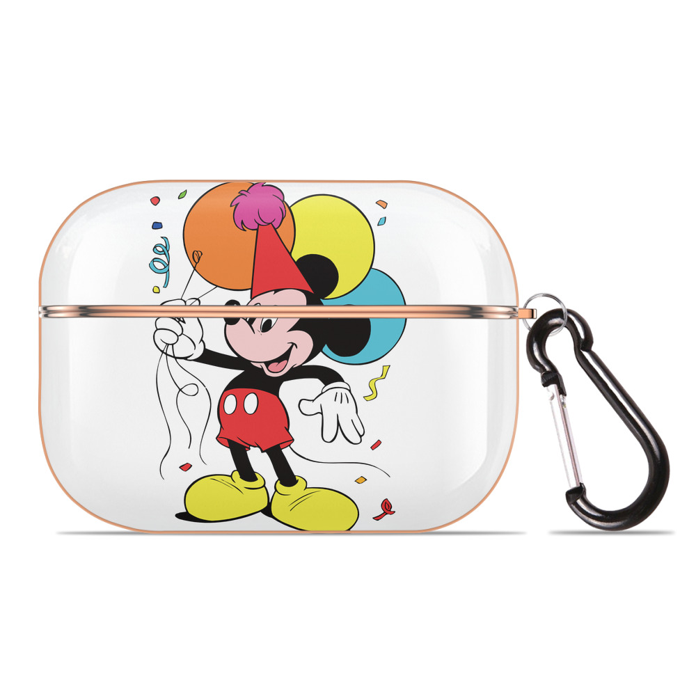 （画像用） ミッキーマウス Mickey Mouse 【AirPods Pro用】ハードシェル保護ケース｜耐衝撃・防指紋・カラビナ付き商品仕様
