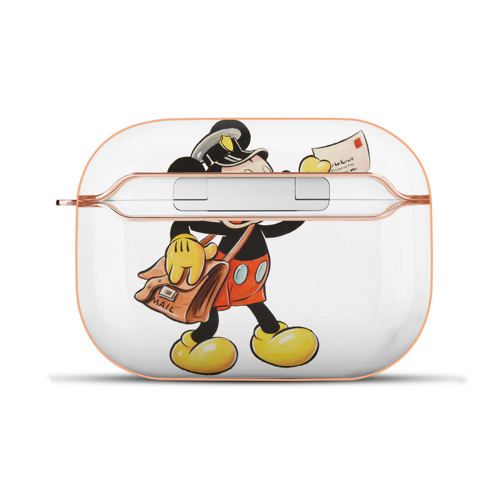 （画像用） ミッキーマウス Mickey Mouse 【AirPods Pro用】ハードシェル保護ケース｜耐衝撃・防指紋・カラビナ付き商品仕様