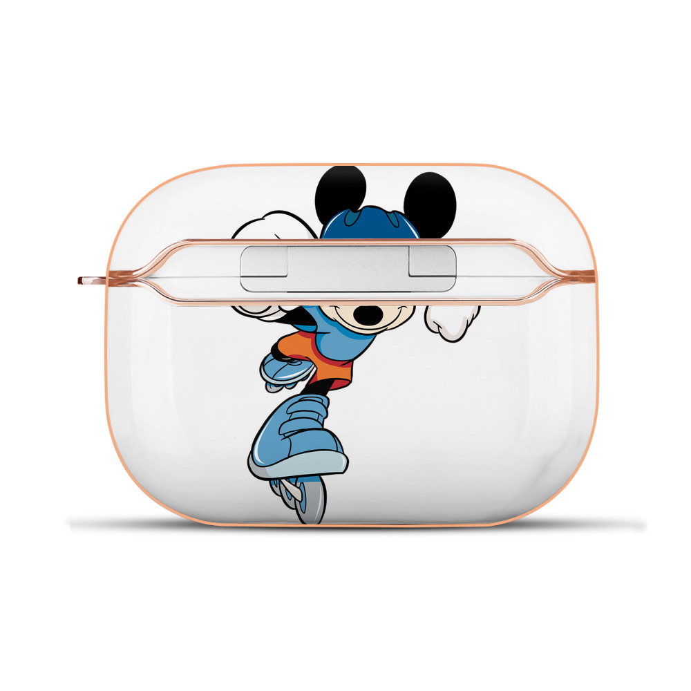 （画像用） ミッキーマウス Mickey Mouse 【AirPods Pro用】ハードシェル保護ケース｜耐衝撃・防指紋・カラビナ付き商品仕様