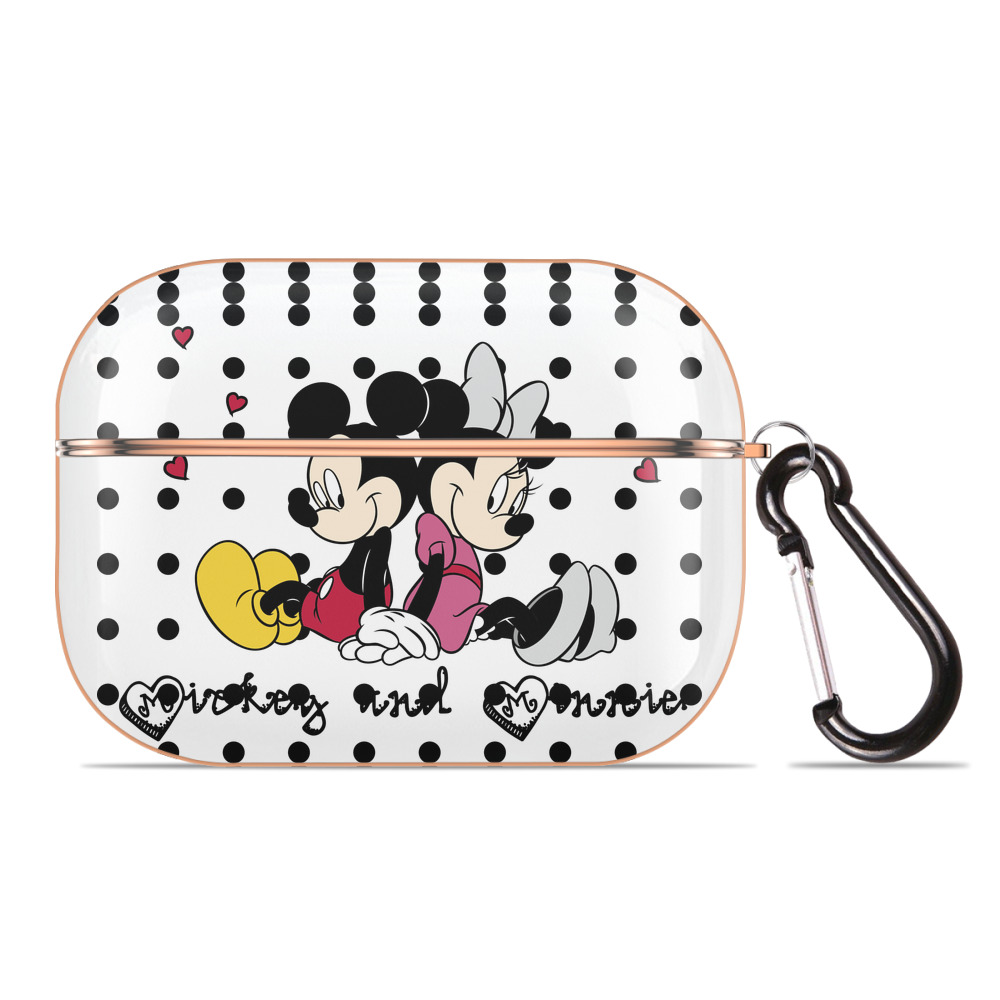 （画像用） ミッキーマウス Mickey Mouse 【AirPods Pro用】ハードシェル保護ケース｜耐衝撃・防指紋・カラビナ付き商品仕様