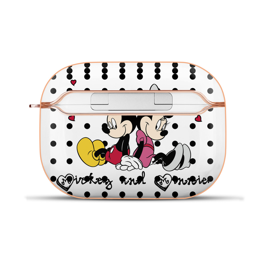 （画像用） ミッキーマウス Mickey Mouse 【AirPods Pro用】ハードシェル保護ケース｜耐衝撃・防指紋・カラビナ付き商品仕様