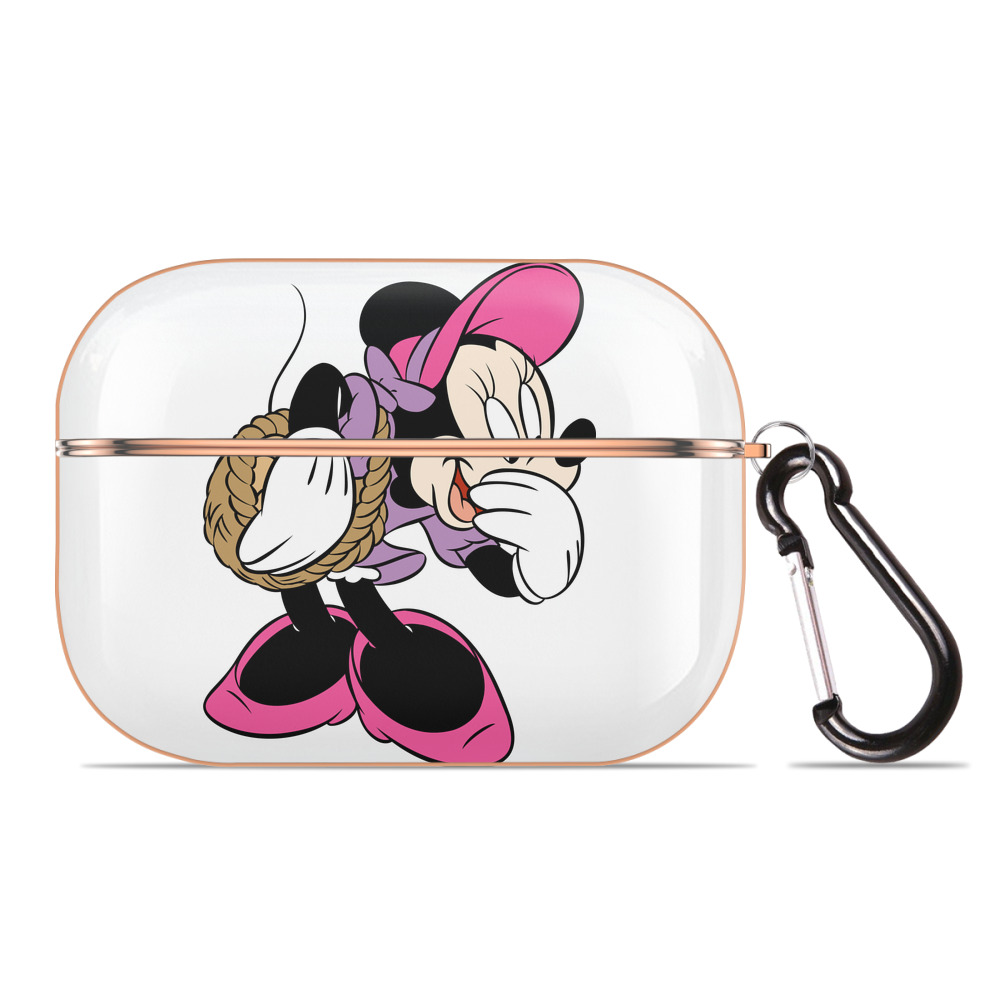 （画像用） ミッキーマウス Mickey Mouse 【AirPods Pro用】ハードシェル保護ケース｜耐衝撃・防指紋・カラビナ付き商品仕様