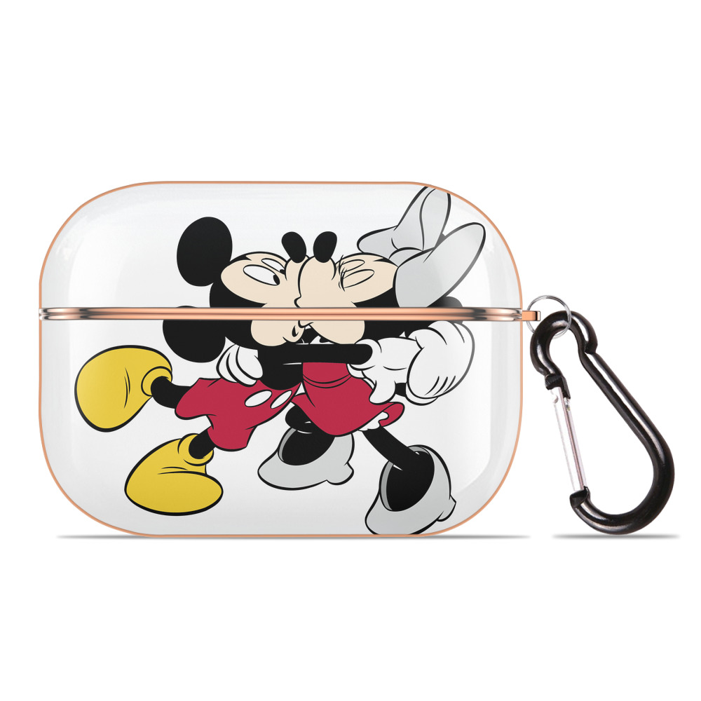 （画像用） ミッキーマウス Mickey Mouse 【AirPods Pro用】ハードシェル保護ケース｜耐衝撃・防指紋・カラビナ付き商品仕様