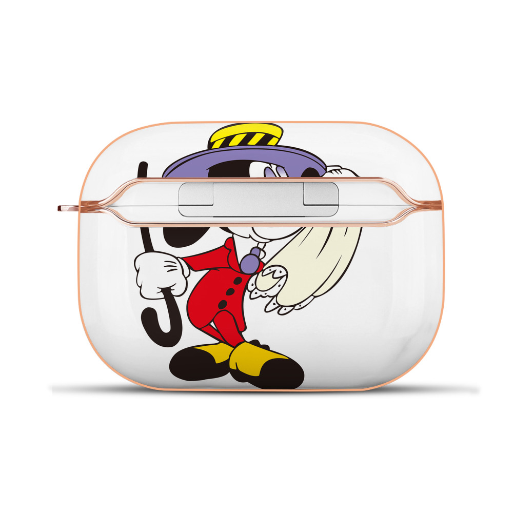 （画像用） ミッキーマウス Mickey Mouse 【AirPods Pro用】ハードシェル保護ケース｜耐衝撃・防指紋・カラビナ付き商品仕様