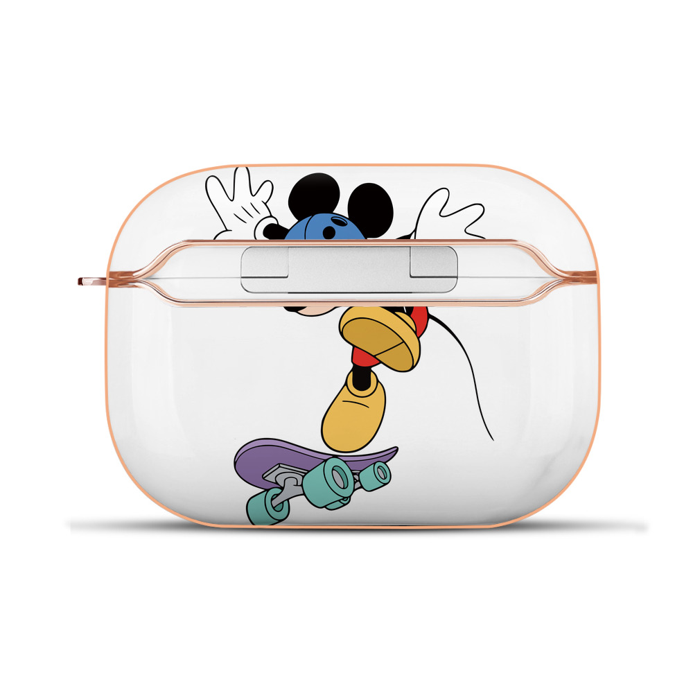 （画像用） ミッキーマウス Mickey Mouse 【AirPods Pro用】ハードシェル保護ケース｜耐衝撃・防指紋・カラビナ付き商品仕様