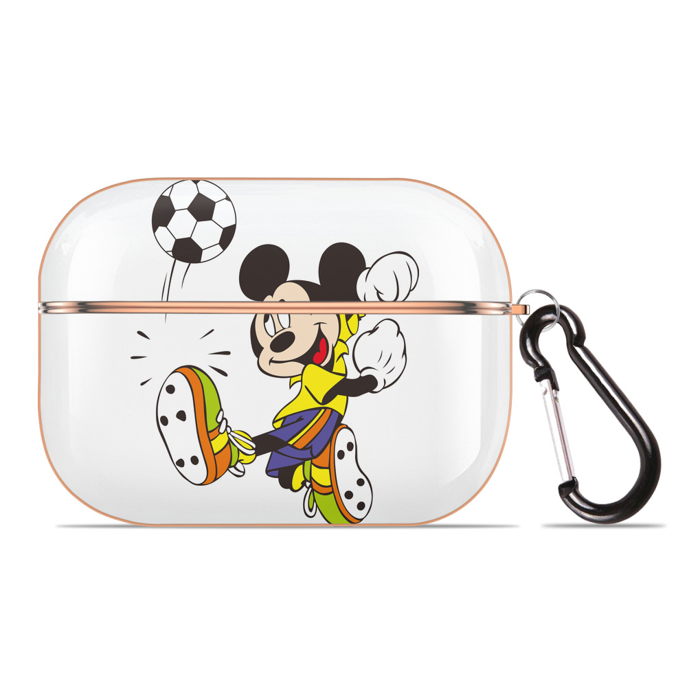（画像用） ミッキーマウス Mickey Mouse 【AirPods Pro用】ハードシェル保護ケース｜耐衝撃・防指紋・カラビナ付き商品仕様