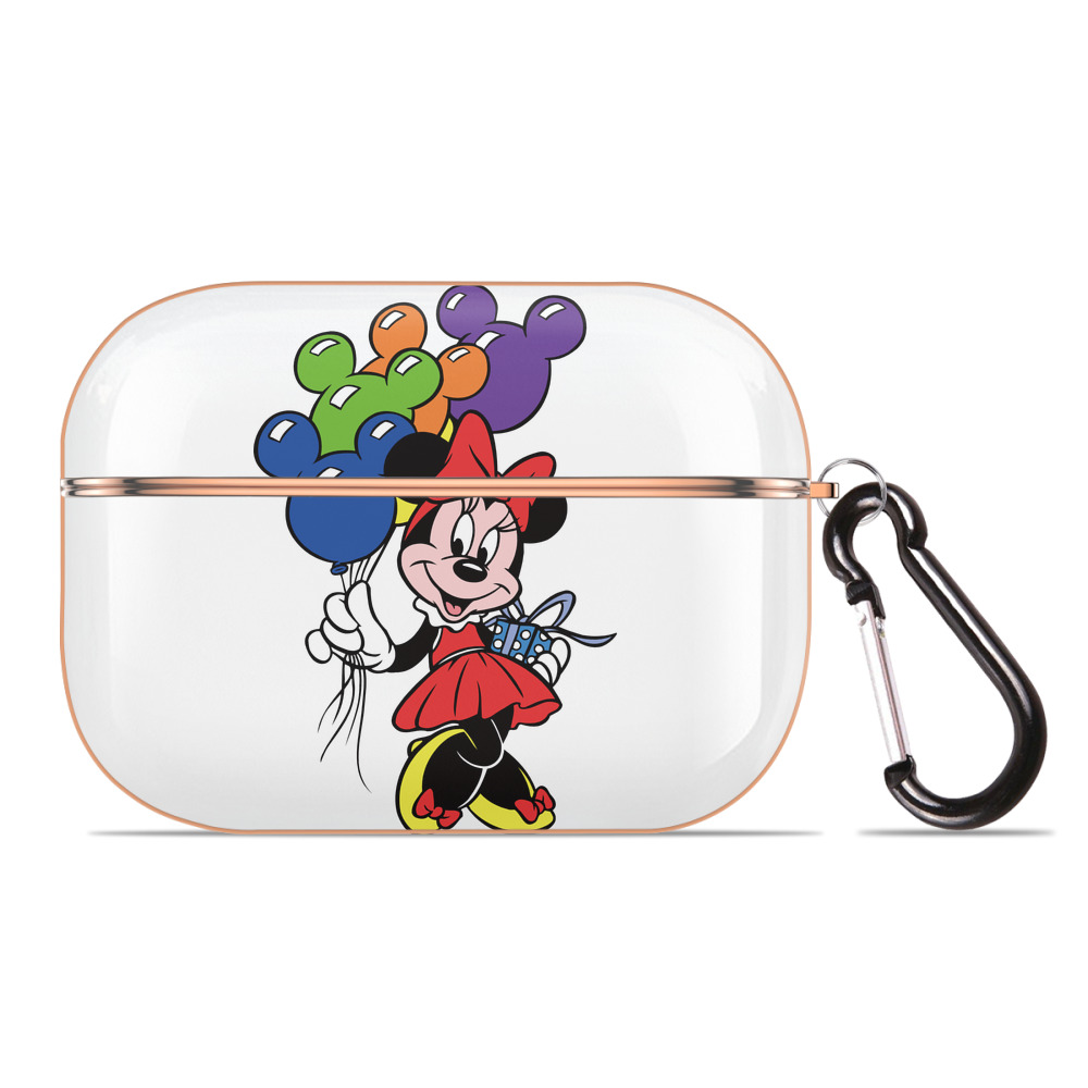 （画像用） ミッキーマウス Mickey Mouse 【AirPods Pro用】ハードシェル保護ケース｜耐衝撃・防指紋・カラビナ付き商品仕様