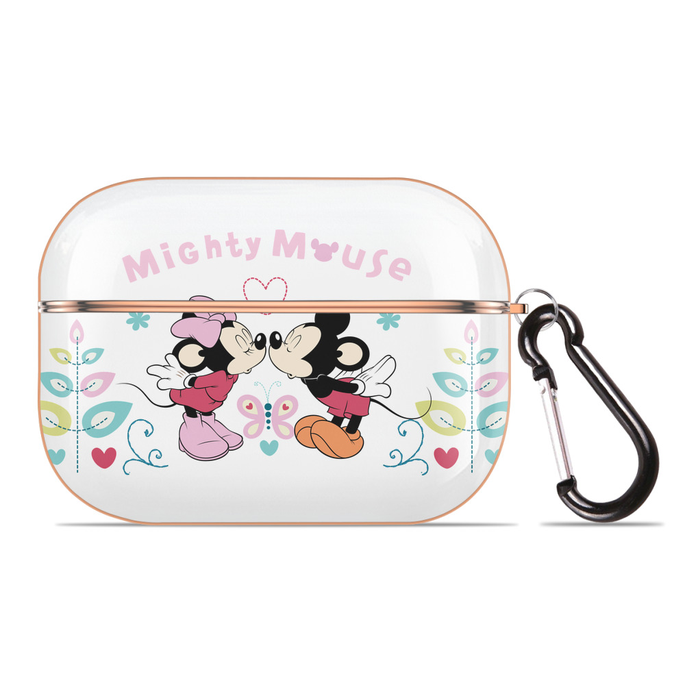 （画像用） ミッキーマウス Mickey Mouse 【AirPods Pro用】ハードシェル保護ケース｜耐衝撃・防指紋・カラビナ付き商品仕様