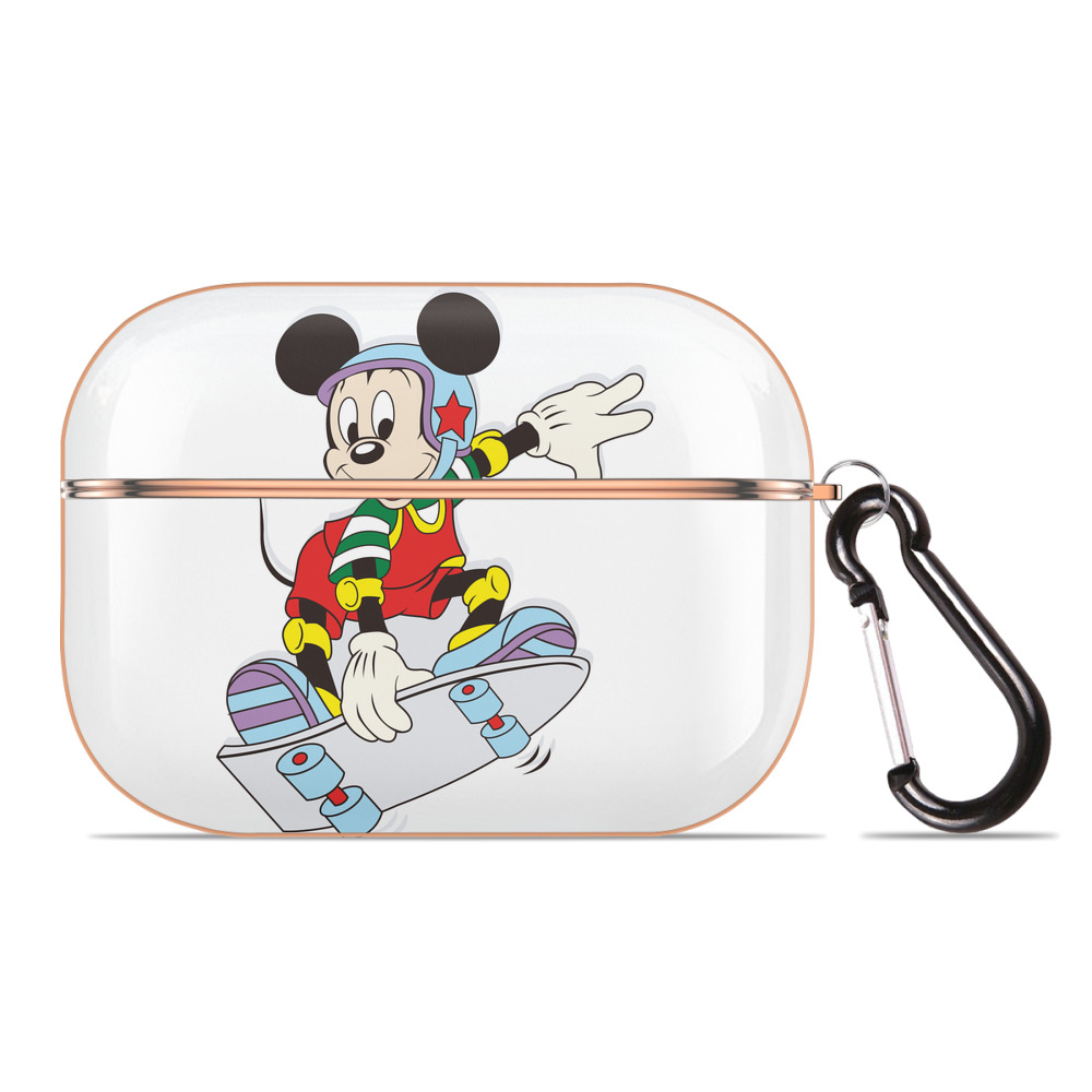 （画像用） ミッキーマウス Mickey Mouse 【AirPods Pro用】ハードシェル保護ケース｜耐衝撃・防指紋・カラビナ付き商品仕様