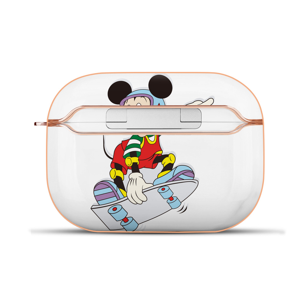 （画像用） ミッキーマウス Mickey Mouse 【AirPods Pro用】ハードシェル保護ケース｜耐衝撃・防指紋・カラビナ付き商品仕様