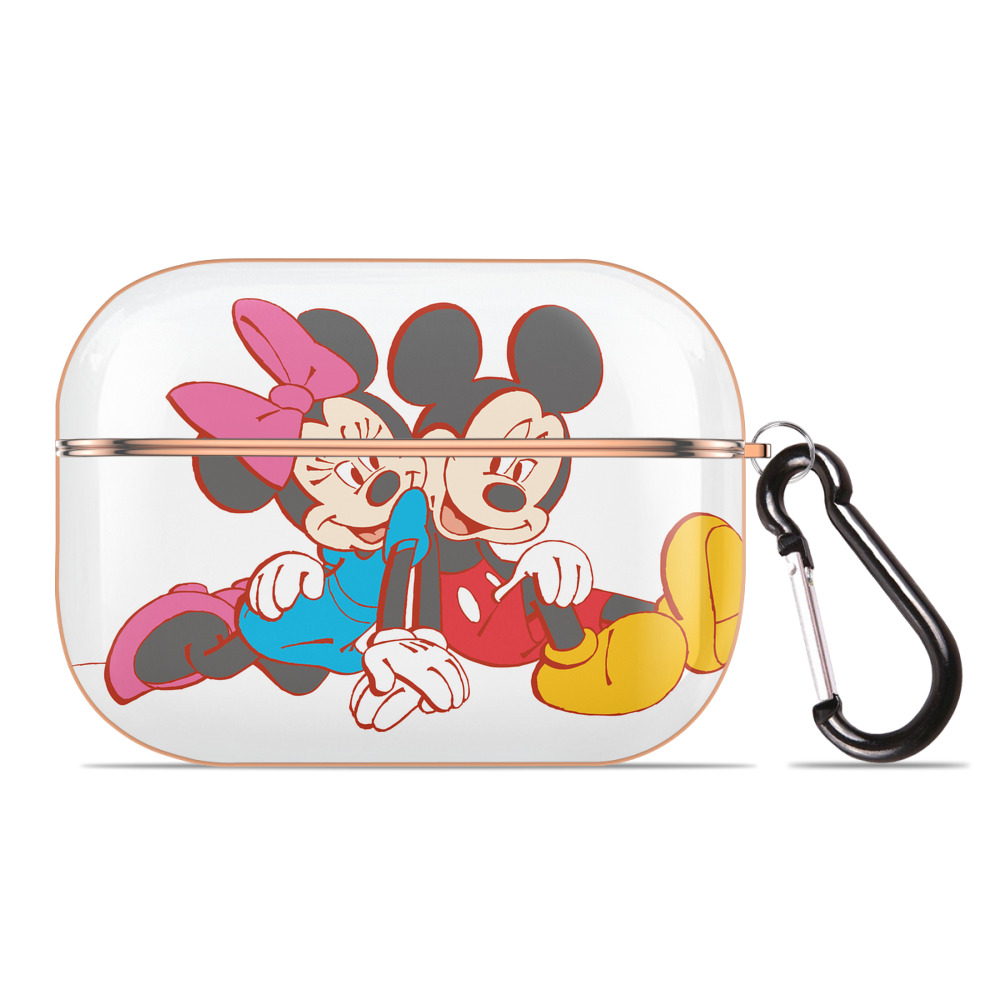 （画像用） ミッキーマウス Mickey Mouse 【AirPods Pro用】ハードシェル保護ケース｜耐衝撃・防指紋・カラビナ付き商品仕様