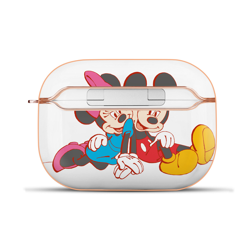 （画像用） ミッキーマウス Mickey Mouse 【AirPods Pro用】ハードシェル保護ケース｜耐衝撃・防指紋・カラビナ付き商品仕様