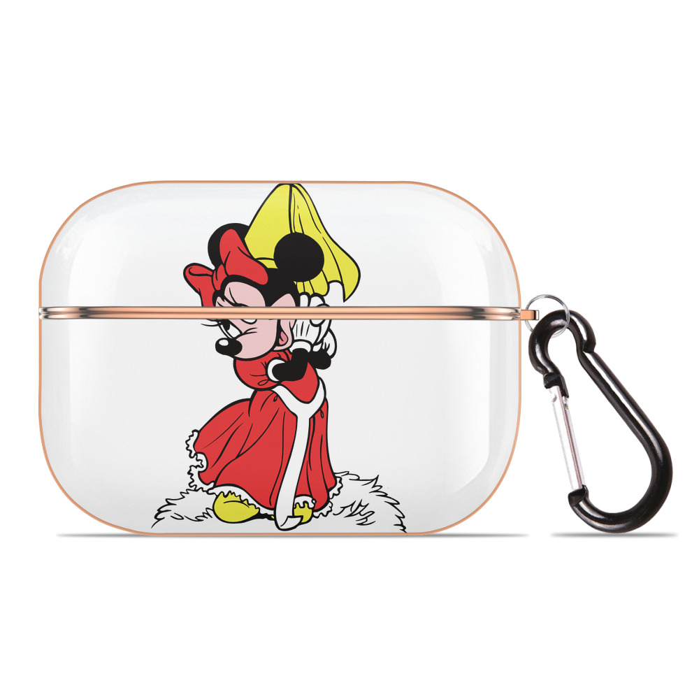 （画像用） ミッキーマウス Mickey Mouse 【AirPods Pro用】ハードシェル保護ケース｜耐衝撃・防指紋・カラビナ付き商品仕様