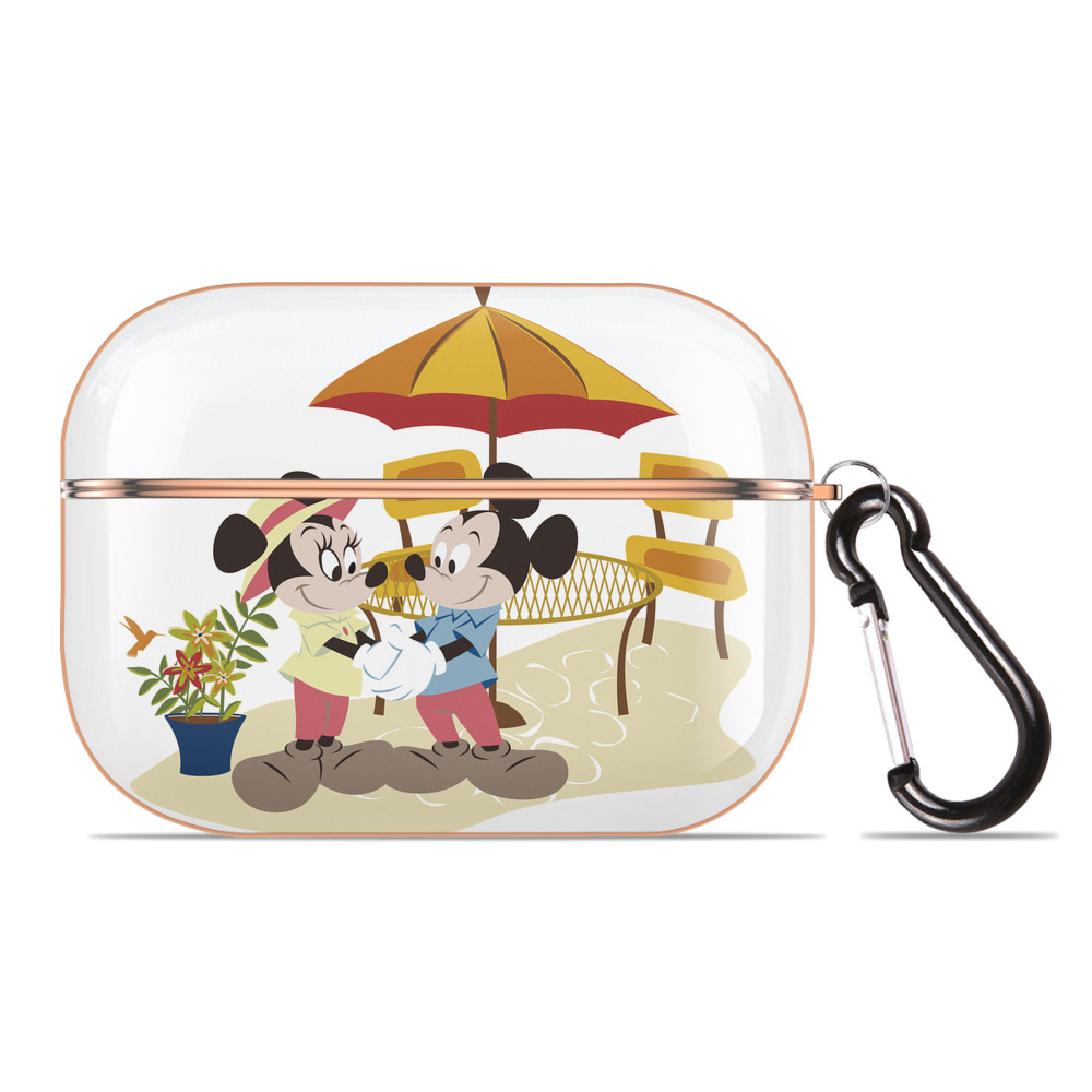 （画像用） ミッキーマウス Mickey Mouse 【AirPods Pro用】ハードシェル保護ケース｜耐衝撃・防指紋・カラビナ付き商品仕様