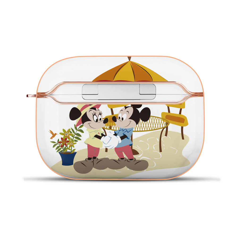 （画像用） ミッキーマウス Mickey Mouse 【AirPods Pro用】ハードシェル保護ケース｜耐衝撃・防指紋・カラビナ付き商品仕様
