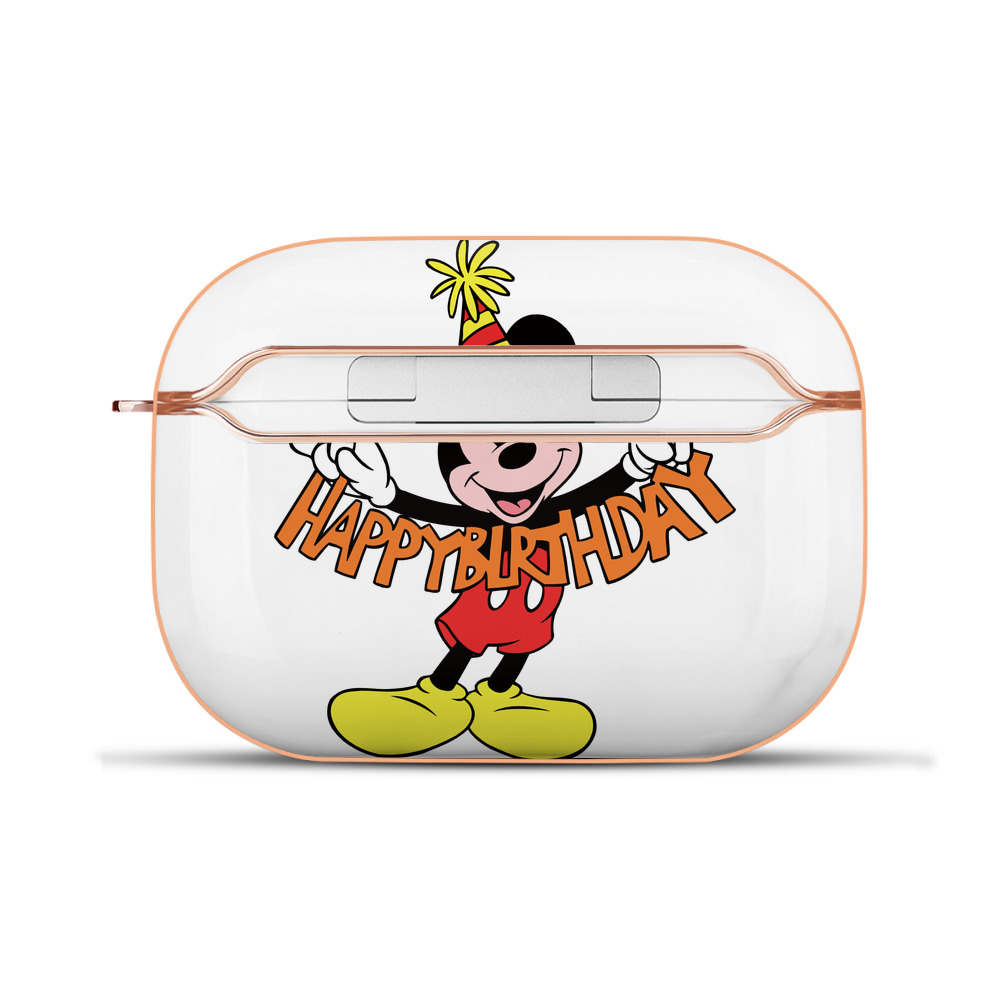（画像用） ミッキーマウス Mickey Mouse 【AirPods Pro用】ハードシェル保護ケース｜耐衝撃・防指紋・カラビナ付き商品仕様