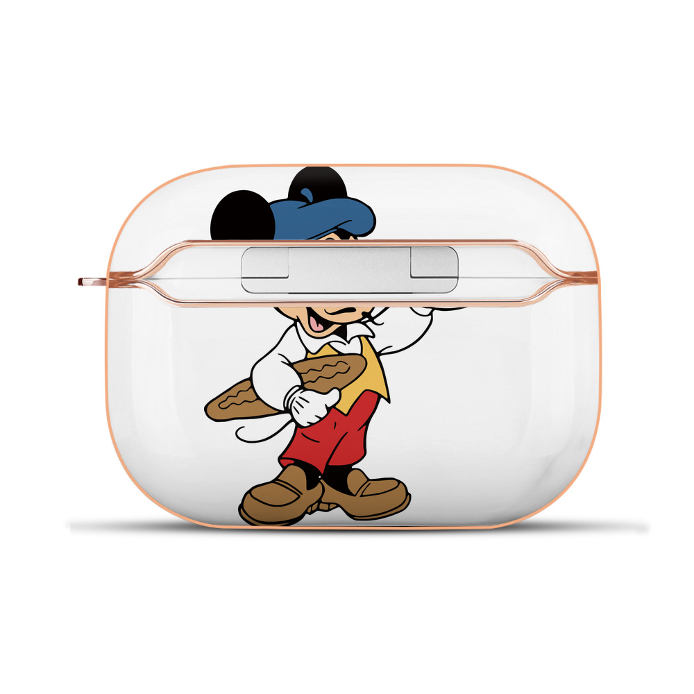 （画像用） ミッキーマウス Mickey Mouse 【AirPods Pro用】ハードシェル保護ケース｜耐衝撃・防指紋・カラビナ付き商品仕様