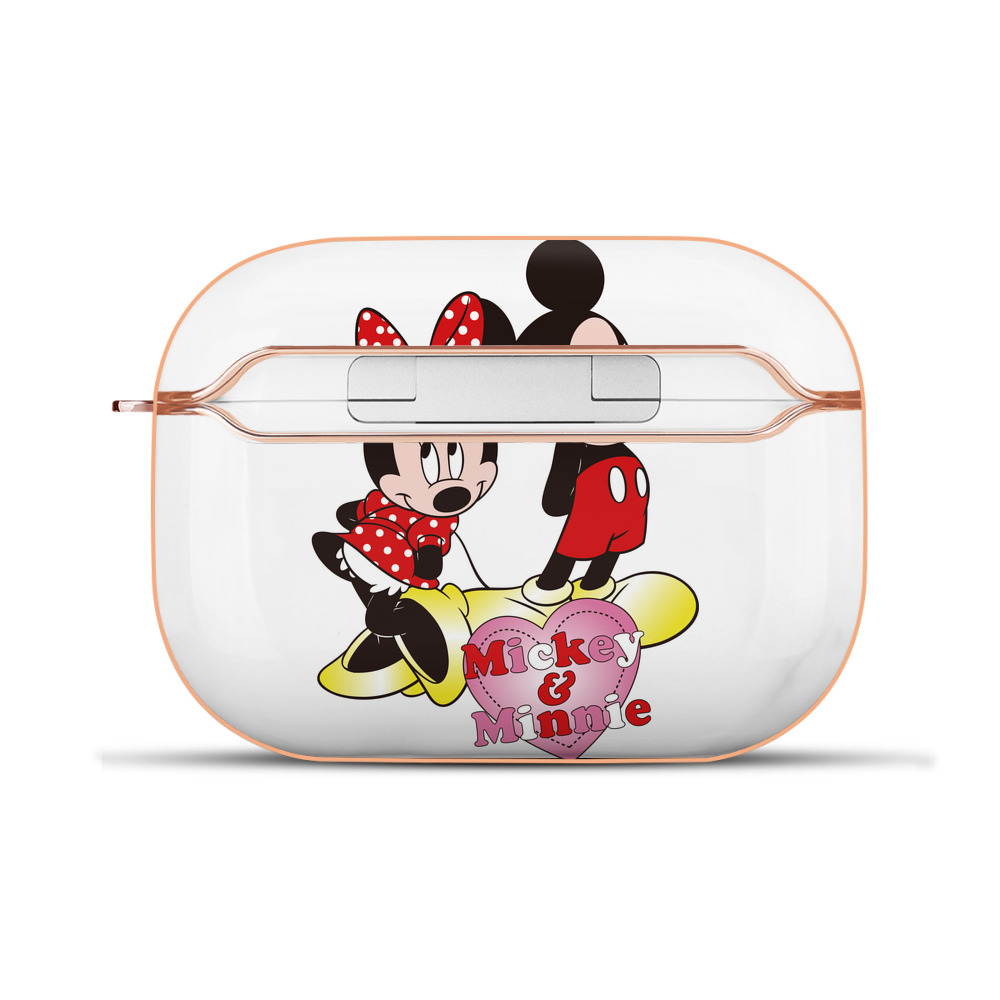 （画像用） ミッキーマウス Mickey Mouse 【AirPods Pro用】ハードシェル保護ケース｜耐衝撃・防指紋・カラビナ付き商品仕様