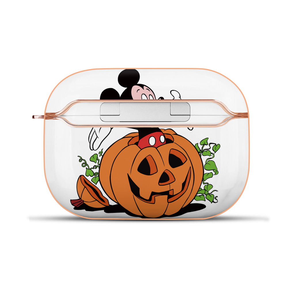 （画像用） ミッキーマウス Mickey Mouse 【AirPods Pro用】ハードシェル保護ケース｜耐衝撃・防指紋・カラビナ付き商品仕様