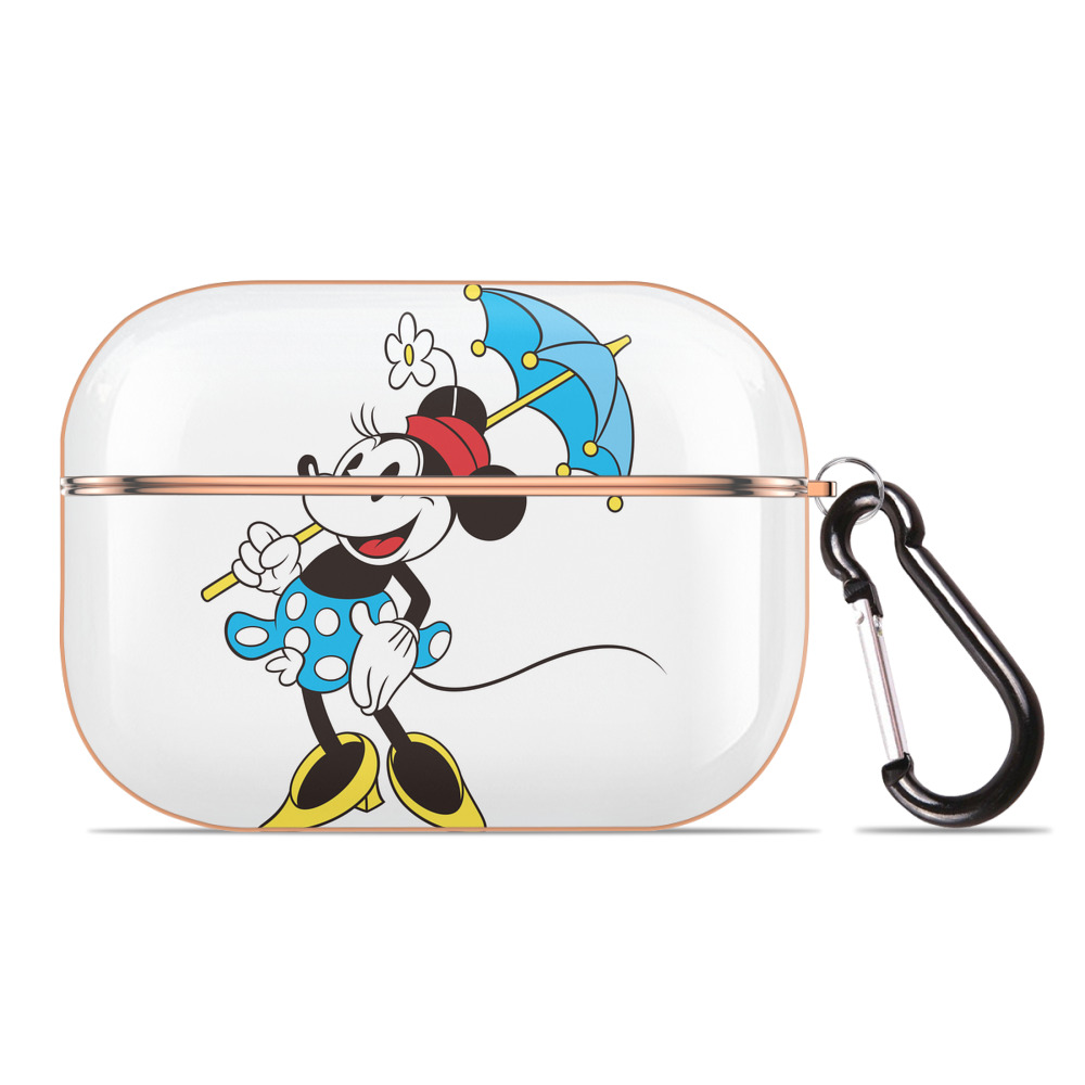 （画像用） ミッキーマウス Mickey Mouse 【AirPods Pro用】ハードシェル保護ケース｜耐衝撃・防指紋・カラビナ付き商品仕様
