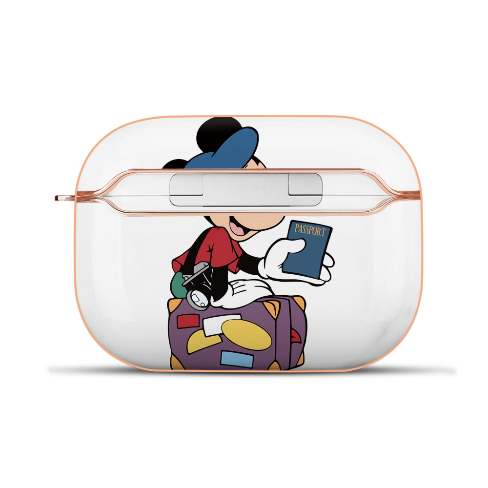 （画像用） ミッキーマウス Mickey Mouse 【AirPods Pro用】ハードシェル保護ケース｜耐衝撃・防指紋・カラビナ付き商品仕様