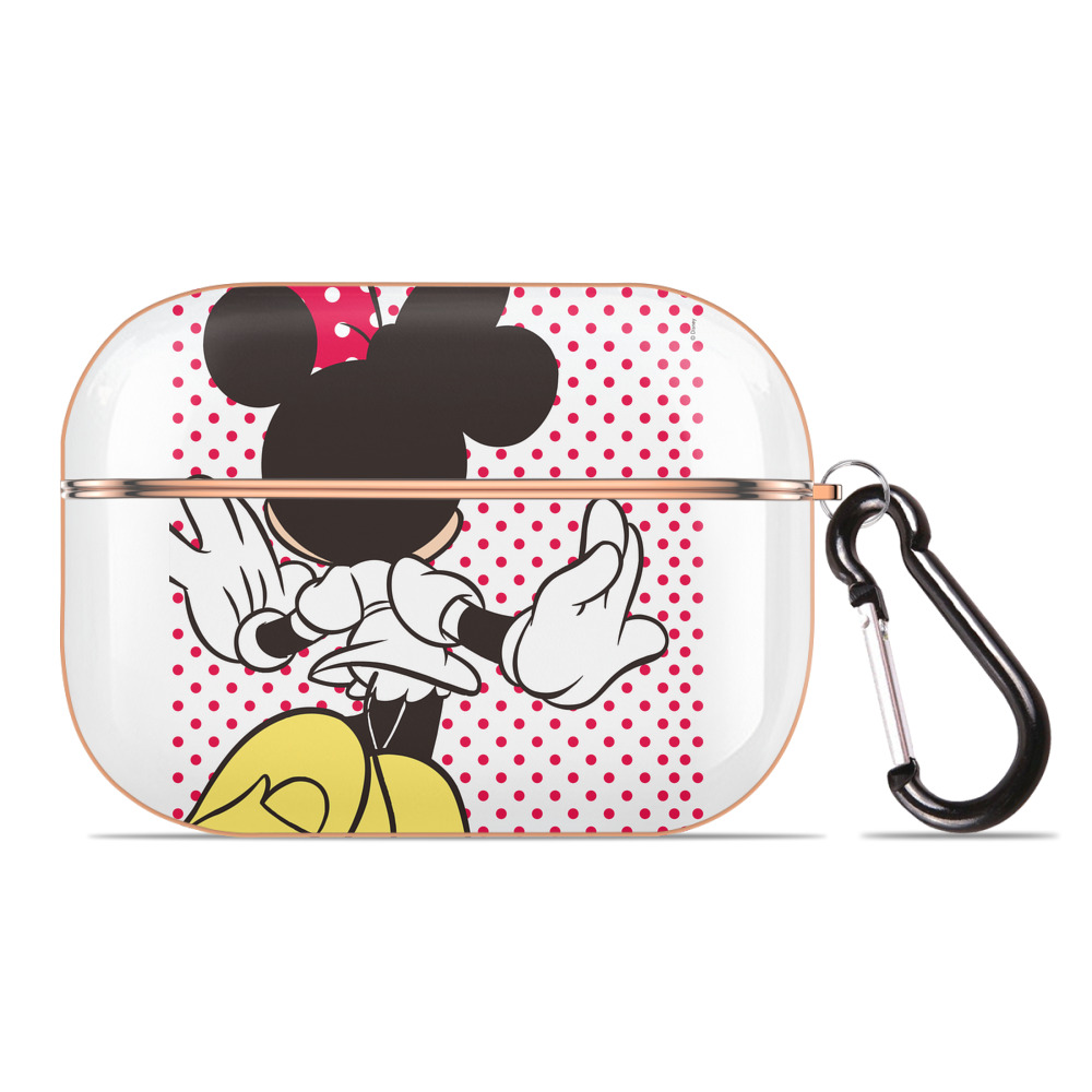（画像用） ミッキーマウス Mickey Mouse 【AirPods Pro用】ハードシェル保護ケース｜耐衝撃・防指紋・カラビナ付き商品仕様