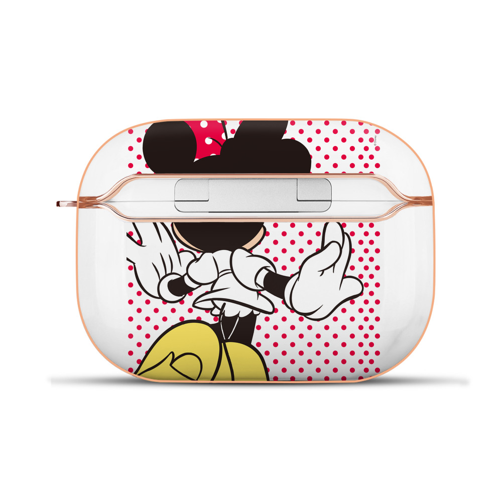 （画像用） ミッキーマウス Mickey Mouse 【AirPods Pro用】ハードシェル保護ケース｜耐衝撃・防指紋・カラビナ付き商品仕様