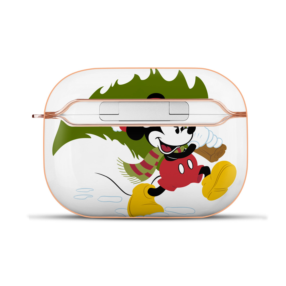 （画像用） ミッキーマウス Mickey Mouse 【AirPods Pro用】ハードシェル保護ケース｜耐衝撃・防指紋・カラビナ付き商品仕様