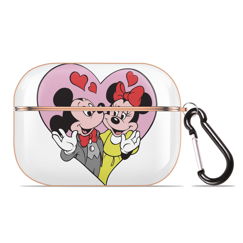 （画像用） ミッキーマウス Mickey Mouse 【AirPods Pro用】ハードシェル保護ケース｜耐衝撃・防指紋・カラビナ付き商品仕様