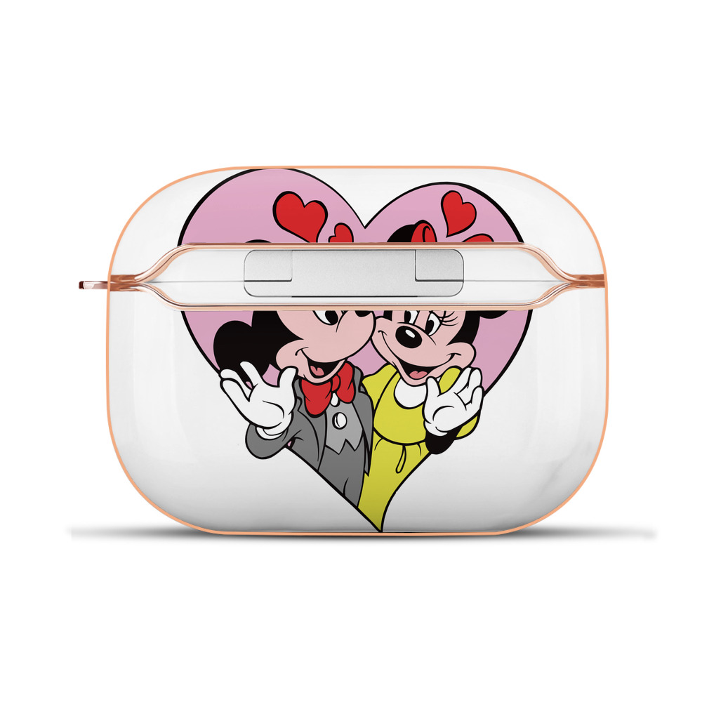 （画像用） ミッキーマウス Mickey Mouse 【AirPods Pro用】ハードシェル保護ケース｜耐衝撃・防指紋・カラビナ付き商品仕様