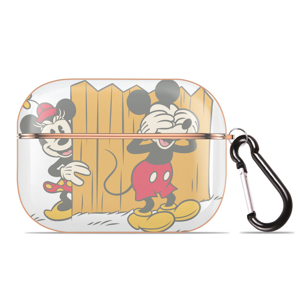 （画像用） ミッキーマウス Mickey Mouse 【AirPods Pro用】ハードシェル保護ケース｜耐衝撃・防指紋・カラビナ付き商品仕様