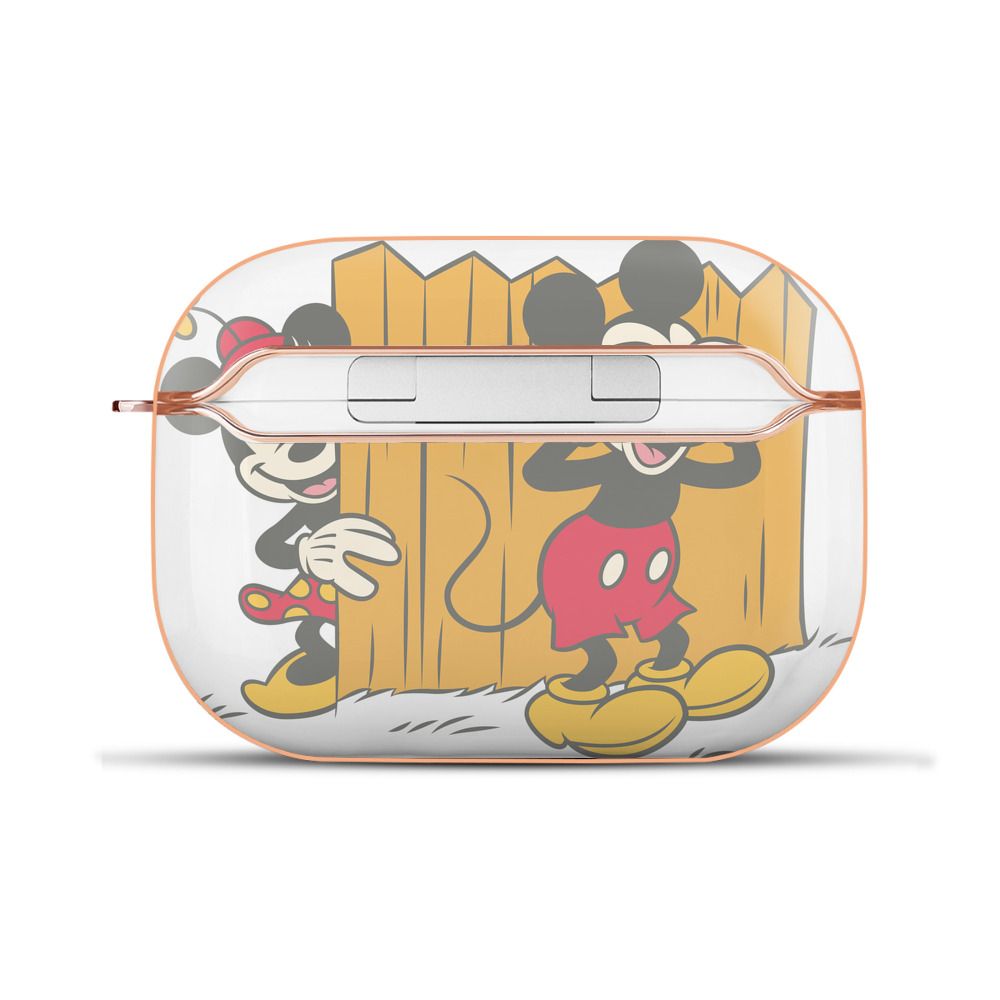 （画像用） ミッキーマウス Mickey Mouse 【AirPods Pro用】ハードシェル保護ケース｜耐衝撃・防指紋・カラビナ付き商品仕様