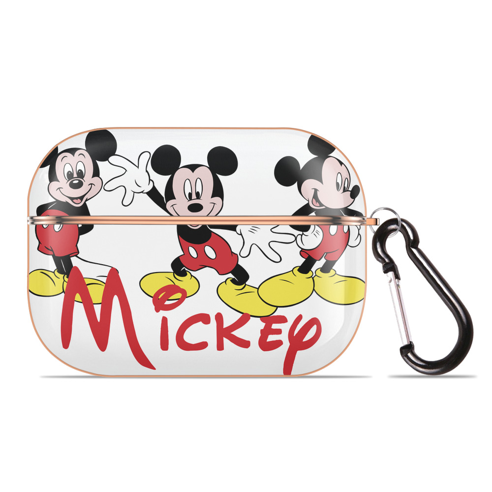 （画像用） ミッキーマウス Mickey Mouse 【AirPods Pro用】ハードシェル保護ケース｜耐衝撃・防指紋・カラビナ付き商品仕様
