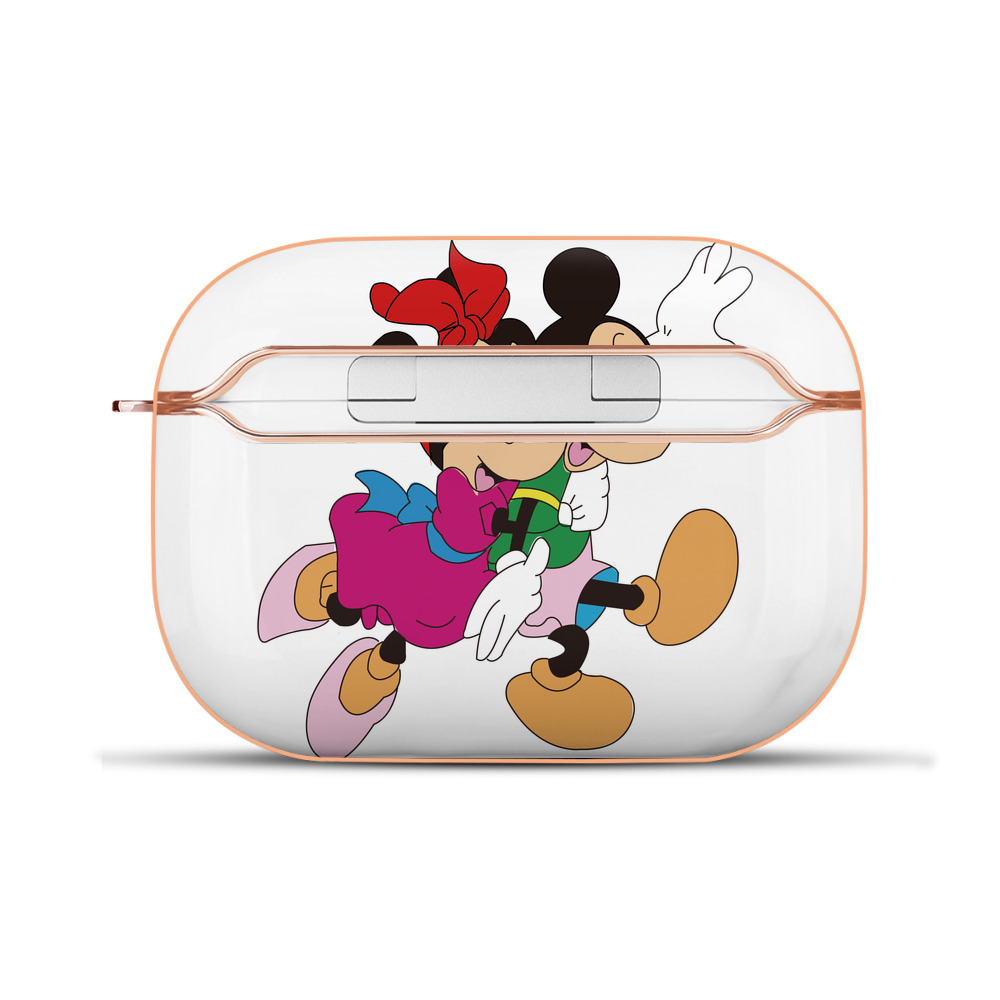 （画像用） ミッキーマウス Mickey Mouse 【AirPods Pro用】ハードシェル保護ケース｜耐衝撃・防指紋・カラビナ付き商品仕様