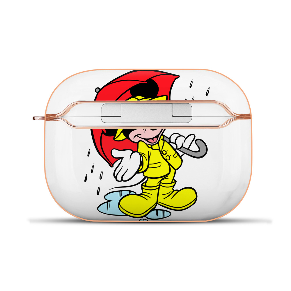 （画像用） ミッキーマウス Mickey Mouse 【AirPods Pro用】ハードシェル保護ケース｜耐衝撃・防指紋・カラビナ付き商品仕様