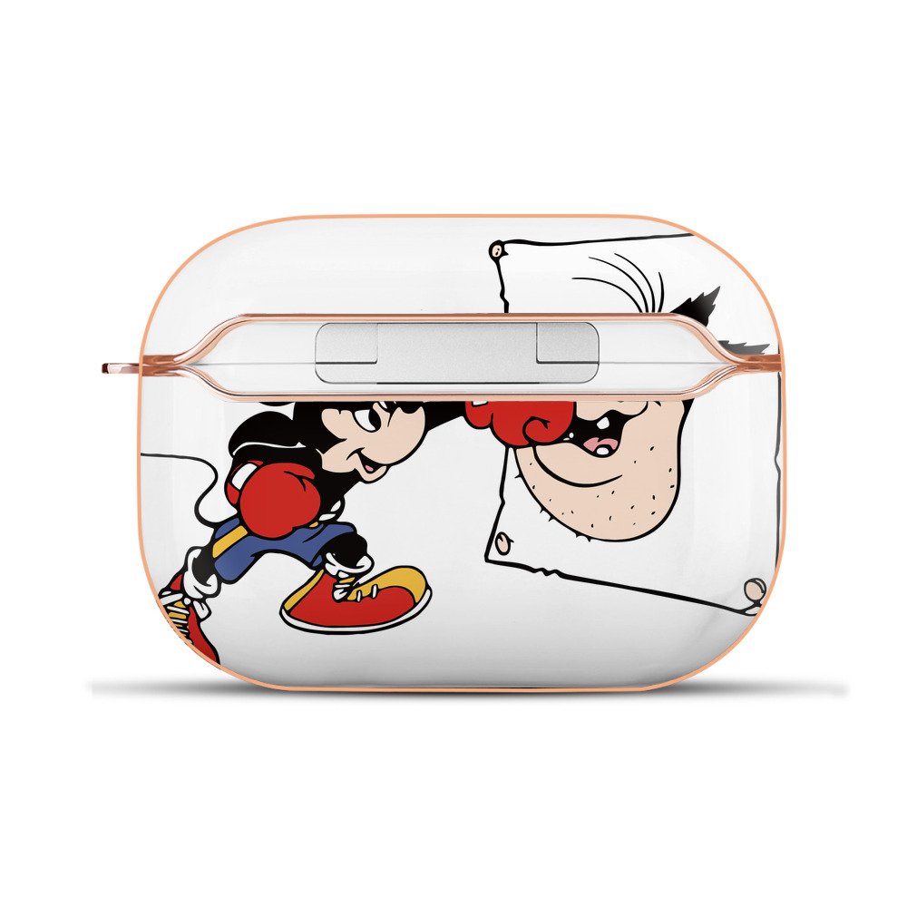 （画像用） ミッキーマウス Mickey Mouse 【AirPods Pro用】ハードシェル保護ケース｜耐衝撃・防指紋・カラビナ付き商品仕様