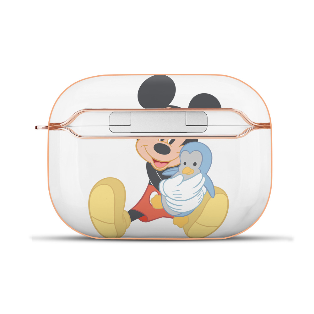 （画像用） ミッキーマウス Mickey Mouse 【AirPods Pro用】ハードシェル保護ケース｜耐衝撃・防指紋・カラビナ付き商品仕様